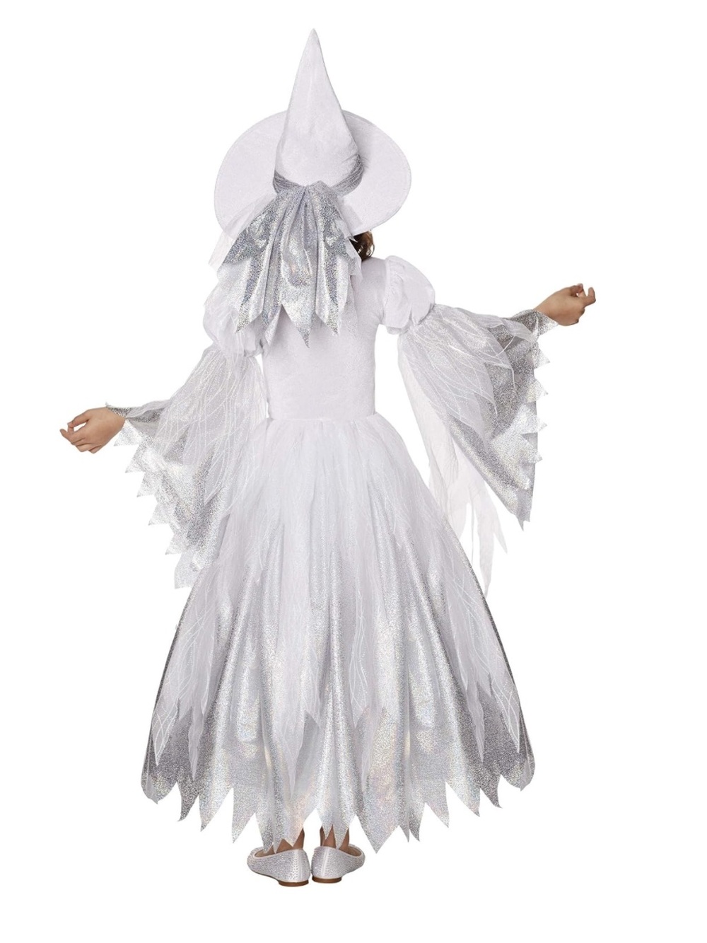 Spirit Halloween Kids Wintery Witch Costume Girls Halloween Size L 12-14 - Picture 7 of 14